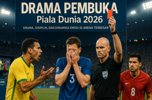 Tiga kartu merah dramatis warnai Piala Dunia 2026, pertarungan memanas dan penuh emosi!