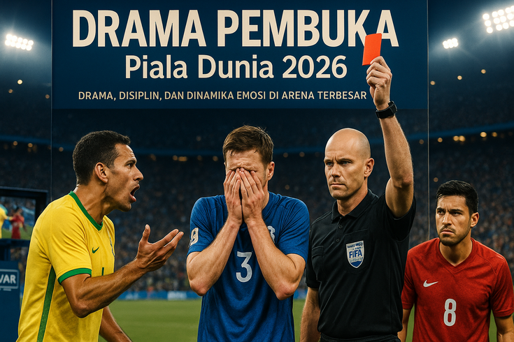 Tiga kartu merah dramatis warnai Piala Dunia 2026, pertarungan memanas dan penuh emosi!