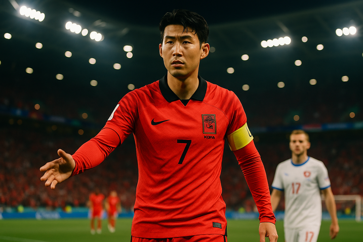 Son Heung-min memimpin serangan dan menjadi kunci permainan timnas Korea Selatan.
