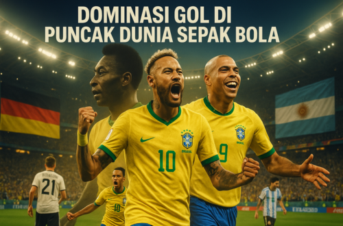 Timnas Brasil beraksi, didukung oleh lima pencetak gol terbanyak di ajang Piala Dunia.