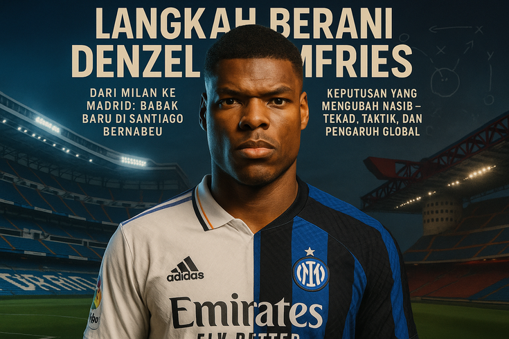 Denzel Dumfries tampil gemilang sebagai kejutan baru di sayap Real Madrid, menambah daya serang tim.