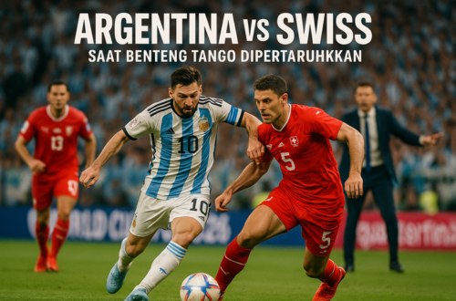 Duel dramatis Argentina vs Swiss, dengan pertahanan kuat jadi kunci Benteng Tango bertahan.